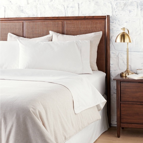 Hearth & Hand Magnolia Cotton Micro Stripe Sheet Set - Pebble (King) - Picture 4 of 4